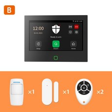 Staniot 7 인치 홈 경보 시스템 무선 WiFi 4G Tuya 스마트 보안 보호 키트 내장 115dB 더 큰 사이렌 5000mAh 배터리