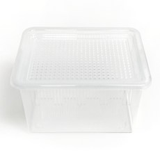 두렙 캐슬 적재형 케이지 중, 1개, 투명