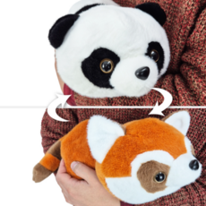 귀여운 팬더 너구리 인형 애착인형 변신 인형 봉제 동물