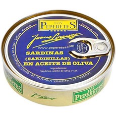 스페인 로스 페페레테스 올리브 오일에 절인 정어리 통조림 los peperetes sardines in olive oil, 1개, 120g