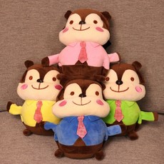 【開發票/統編】滑雪護臀墊 小烏龜/白熊/卡通造型護膝 成人兒童防摔護具, 松鼠護膝1對（備註顏色）,成人款-身高160-195, 1個