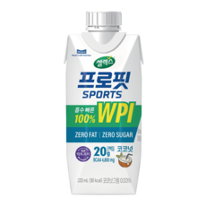 셀렉스 프로핏 스포츠 프로틴 코코넛, 12개, 330ml