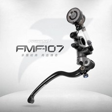 FRANDO FMF-107 鍛造直推總泵【高雄今川車業】提升制動性能、靈敏反應、安全可靠, 黑色泵體+透明油杯+標準長度拉桿,右手14mm, 1個