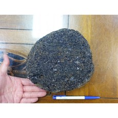 §能量礦石§ 印尼隕石 Agni Manitite 火山玻璃 4638克 俗稱印尼天狼星 烈火石 黑隕石 古黑曜石