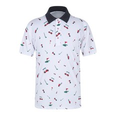 [조르지오페리 골프] 흡습속건 쿨냉감 자외선차단 소재의 짱짱항 스판 기능성 원단으로 편안한 착용감을 보장하는국내생산의 남성 반팔 카라티셔스