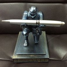 중세기사 다용도 펜홀더, 블루