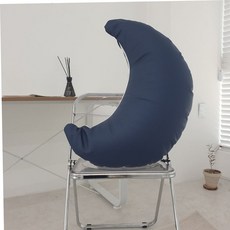 거실쇼파쿠션 편안한 가죽 반달 거실 독서 미용실 쿠션 중형 79000EA 1EA, 브라운