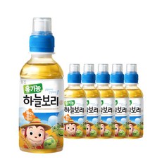 웅진 유기농 하늘보리차, 200ml, 6개