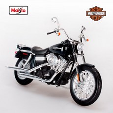 마이스토 1:12 할리데이비슨 오토바이 피규어 수집품 모터사이클 바이크, 2006 FXDBI Street Bob, 1개