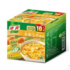 康寶 金黃玉米濃湯, 1個, 分購2包價, 56.3克
