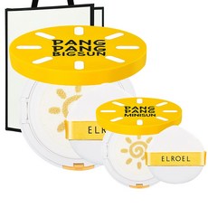 2023 Lloel Pang Pang 大太陽氣墊 S7 原裝 25g + 迷你 8g 帶購物袋, 33g, 1組