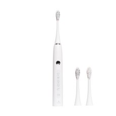 인썸 음파 전동칫솔 진동 자동 칫솔 본품+미세모헤드1+굵은모헤드2, 화이트, 1개, IET-1