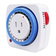 FONG HUR 機械式24小時循環定時110V插座, 1個