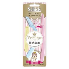쉬크 프리미어 센시티브 스킨 접이식 얼굴용 여성 면도기 3개입, 1개, 1개입