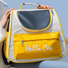 메쉬 통기창 이동 가방 반려동물용 산책용 백팩 캐리어, 단품