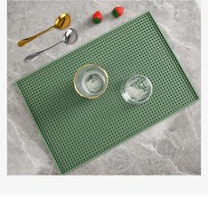 防滑隔塵墊 篆刻工具輔助墊, 橄欖綠,30*15*1CM, 1個