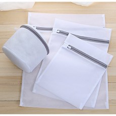 升級加厚 防打結, 1個, 白色中號洗衣袋(細網40cmX50cm)