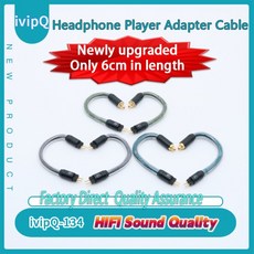 ivipQ HiFi 이어폰 2PIN-MMCX IE90 커넥터 TRN VX BA8 V80 MT1 PRO BT20XS 케이블 사용., 05 Green 2PIN to MMCX