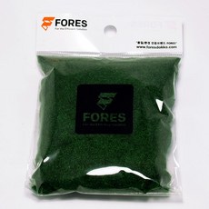 포레스 디오라마 건축모형재료 조경재료 야외잔디 30g 6종, 1개, 1.짙은녹색 30g