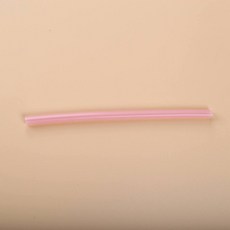 寶寶餐具W2 卡扣食品級矽膠吸管 可拆式吸管 輔食吸管 嬰幼兒吸管杯配件, 粉色（杯類通用）長17.5CM非一次性, 1個