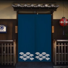 일본식 주방 커튼 가림막 일본 식당 노렌 가리개 장식