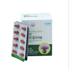 애터미 홍경천 밀크씨슬 72g, 120정, 1개