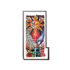 타투토시 타투팔 문신 팔토시 18태양해골 팔 토시 자외선차단 1p