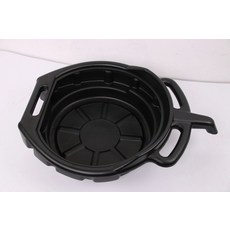 트레이 잔유 흡입기 폐유 수집기 석션 드레인 깔때기 통, 1개, 표준 대형 팬 플라스틱 15L