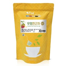 [본사직영] 다예 100%국산 우엉 연근차 20티백 생분해 삼각티백, 1개, 20개입, 1.2g