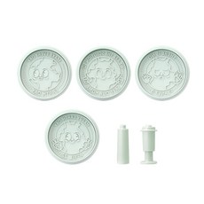 海外熱銷分解式切模餅乾模具仿真蛋糕模具家用烘焙工具3D輔食用品, 1個, 保護地球系列-093:1個