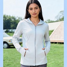 DIU upf50+防曬衣女夏防紫外線透氣薄皮膚衣防曬衫遮陽帽檐拆卸防曬服, XXL(145-165斤)