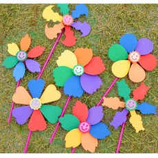 민화샵 EVA 바람개비 만들기 세트 UDOEV001, 둥근꽃(UDOEV0015), 20세트