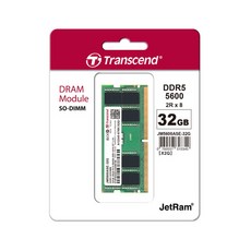 Transcend 노트북용 트랜센드 DDR5 PC5-44800 CL46 [32GB] (5600)