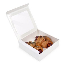 투명창 상자 정사각 원터치 18cm, 혼합색상, 10개