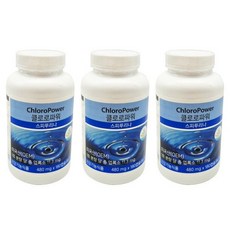 유니시티 클로로파워 스피루리나 480mg 180캡슐 3개