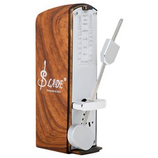 수동 메트로놈 피아노 박자기 미니 아날로그 매트로놈, 나무색, 1개