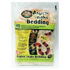 Zoo Med Aspen蛇用墊材，99.9%無塵低敏，高吸收力，舒適寵物環境, 1個, 4.4L