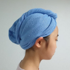 벨벳 헤어 드라이 타월 극세사 머리 세면수건 터번, 2. 베이지, 2. 베이지, 1개