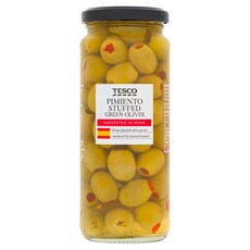 테스코 피미엔토 스터프드 올리브 인 브라인 Tesco Pimiento Stuffed Olives In Brine 340g, 1개