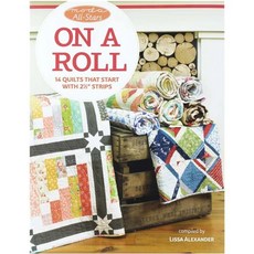 모다 올스타즈 - 온 어 롤 1/2인치 스트립 2개로 시작하는 14개의 퀼트