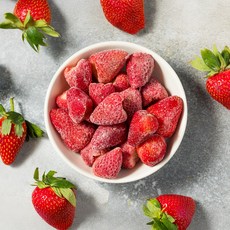 프리미엄 냉동 딸기 무가당 / 가당, 1개, 냉동 딸기 (무가당) 1kg