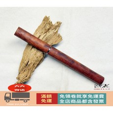 100KR手創札坊 小卷花梨木 毛筆 B款 鍍鉻 鍍金 手工筆, 1個, 鍍金 毛筆