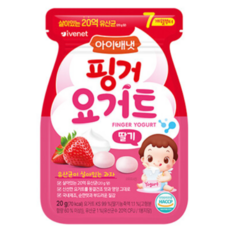 아이배냇 핑거 요거트, 딸기, 20g, 4개