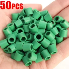 50-500PCS 고무 가스켓 에어컨 1/4 ''충전 호스 녹색 매니 폴드 액세서리 자동차 수리 씰 키트 2025 NewFin