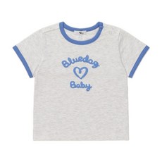 블루독 베이비 BLBB LOVE 반팔티셔츠 46319-332-05 4631933205 출산백일돌선물 유아 상하복 내의 출산 선물 백일 돌 선물