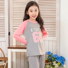 eline 68兒童長袖睡衣上下套裝