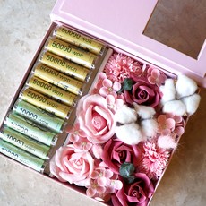 母親節香皂花零錢禮盒, 2. 細粉色棉