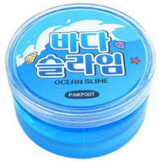핑크풋 3000 바다 슬라임, 블루, 222g, 2개