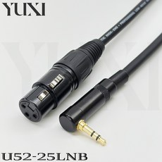 3.5mm XLR轉3.5 卡農母頭 訊號線 麥克風線 導線 XLR母 聲卡接麥克風, 1個, XLR母 轉 3.5直頭,9米 含雙頭
