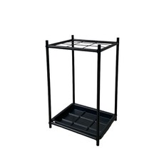 MIT落地傘架 台灣製雨傘架 傘桶 置物架, 1個, 9格傘架（極致黑）